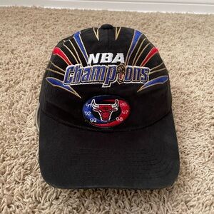 Vintage Chicago Bulls NBA Champions Hat Starter Made in Korea 90s Snapback